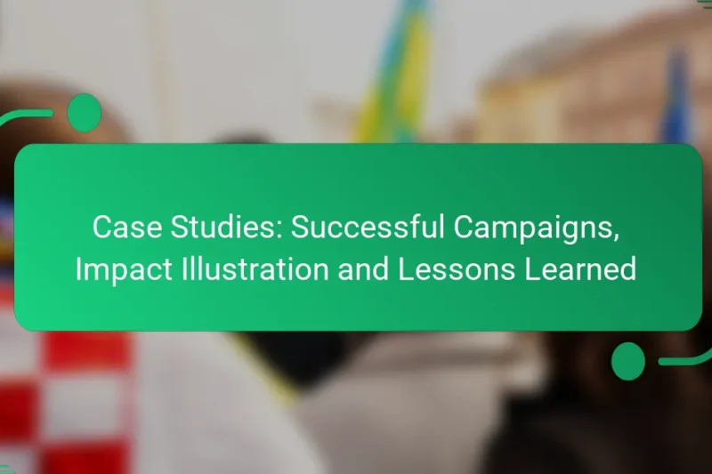 Case Studies: Successful Campaigns, Impact Illustration and Lessons Learned
